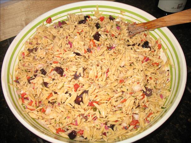 Garden Herb Orzo Salad. Photo by Paws in Hand