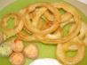 Beer-Batter Fried Jalapeno Strips, Onion Petals & Pickles. Recipe by Fauve