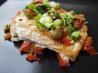 Salmon Fillets in Tomato Caper Sauce. Recipe by PumpKIM