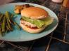 Cream Cheese Stuffed Garlic Burgers