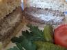 Cream Cheese Stuffed Garlic Burgers