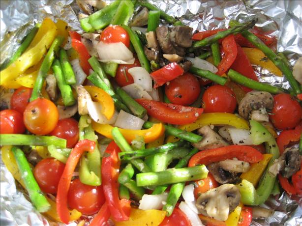 Grilled Asparagus Medley. Photo by sheri77