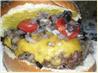 Caribbean Grilled Burger With Caribbean Grilled Burger With