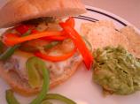 Chicken Fajita Burgers