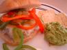 Chicken Fajita Burgers. Recipe by Vicki in CT