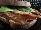 Broiled Bacon Cheese and Onion Sandwich