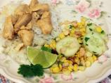 Fresh Corn Salad With Honey Lime Vinaigrette