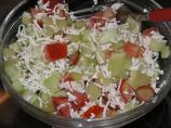 Quick and Easy Mixed Salad With Feta Cheese
