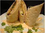 Grilled Vegetable Tortilla Roll With Roasted Jalapeno Mayonnaise