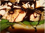 Balsamic-Glazed Chicken Sandwiches With Goat Cheese