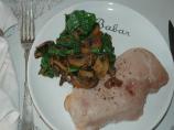 Mushroom and Spinach Side Dish