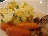 Creamy Baked Polenta With Herbs and Green Onions