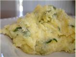 Creamy Baked Polenta With Herbs and Green Onions. Photo by carolinajen4