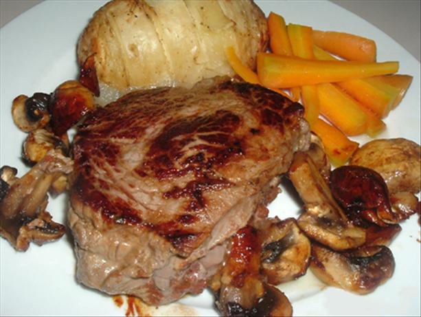 Mark Tewksbury's "Fire" Steak. Photo by Bergy