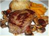 Mark Tewksbury's "Fire" Steak. Recipe by Derf