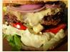 Bastille Burger - Bearnaise, Blue Cheese and Red Onion Burgers