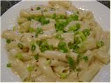 Garlic Parmesan Cream Sauce over Pasta. Photo by janrj123