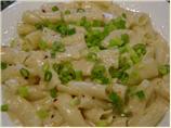 Garlic Parmesan Cream Sauce over Pasta