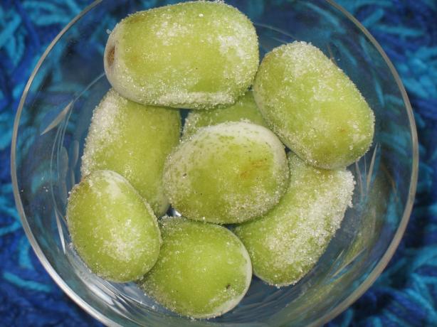 Frozen Green Grapes. Photo by Acadia*