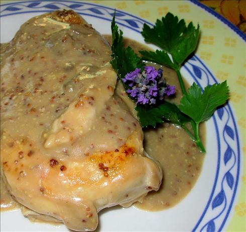 Elegant Lavender and Lemon Poached Chicken Breasts. Photo by French Tart