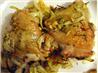 Baked Chicken with Onions, Garlic & Rosemary