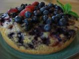 Upside-Down Berry Cornmeal Cake. Photo by Chef Edlear