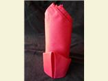 Serviette/Napkin Folding, Simple Standing