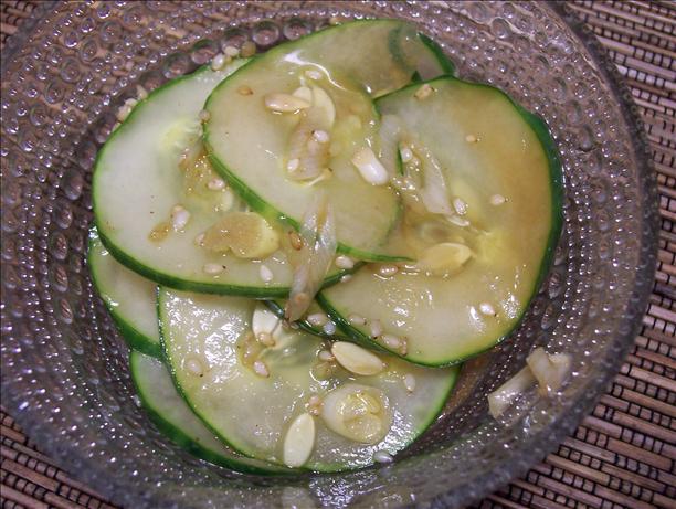 Sesame Cucumber Salad. Photo by Hey Jude