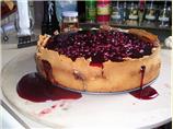 Pomegranate Cheesecake. Photo by gothchef
