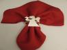 Serviette Napkin Folding , Basic With Napkin Ring. Recipe by kiwidutch