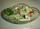 Delicioso Antipasto Pasta Salad. Photo by Chef Buggsy Mate