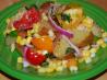 Potato, Tomato, Corn and Basil Salad. Recipe by LifeIsGood