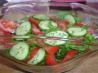Simple Healthy Summer Salad, Green and Tossed