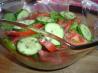 Simple Healthy Summer Salad, Green and Tossed