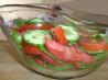 Simple Healthy Summer Salad, Green and Tossed