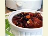 Black and Red Mexican Slow Cooker Soup