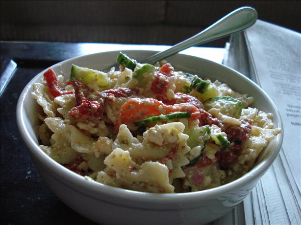 Pine Nut & Feta Pasta Salad. Photo by joy of jess
