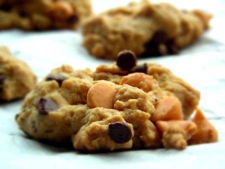 Easy Peanut Butter & Chocolate Chip Cookies. Photo by Andi of Longmeadow Farm