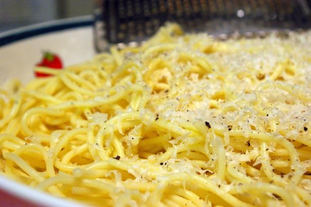 Simple Pasta With Parmesan. Photo by Redsie