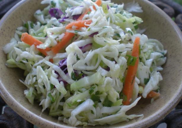 Lime Cilantro Coleslaw. Photo by Mama's Kitchen (Hope)