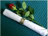 Serviette/Napkin Folding, Elegant Basic Roll. Recipe by kiwidutch