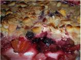 Mango Berry Coconut Crisp