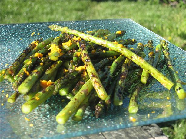 Sugar Grilled Asparagus. Photo by Charmie777