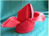 Serviette/Napkin Folding, Fleur De Lis/Cardinal Combination. Recipe by kiwidutch
