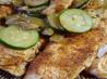 Spicy Tilapia With Mushrooms and Zucchini. Recipe by Ginivee