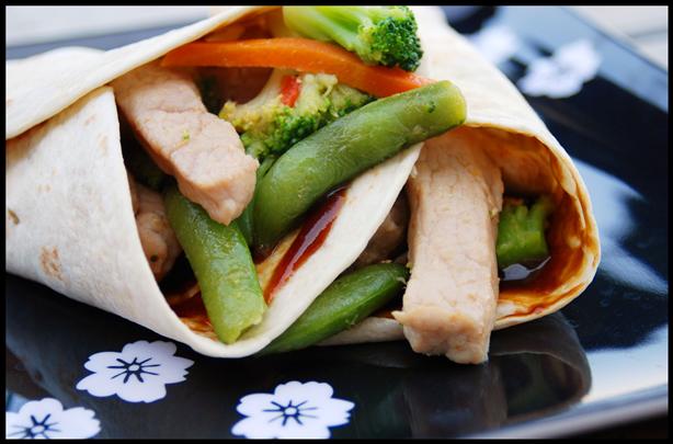 Mu-Shu Style Pork Roll-Ups. Photo by Dine & Dish