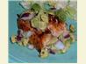 Pan Grilled Chicken with Avocado and Red Onion Salsa