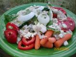Tofu Greek Salad. Photo by CoffeeB