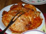 Saucy BBQ Pork Chop Skillet