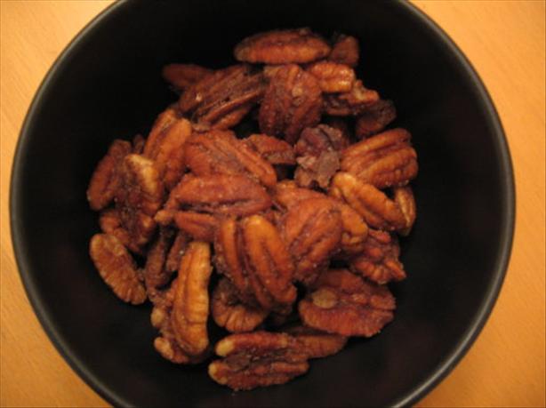 Diabetic "sugar" and Spice Pecans (Crock Pot). Photo by Engrossed